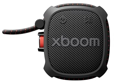 LG xboom Rock by will.i.am | Altavoz Bluetooth | Sonido Exclusivo xboom con diseño Resistente y Compacto | Negro