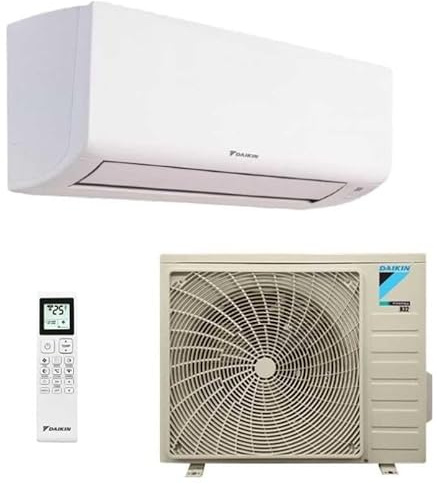 DAIKIN Climatizzatore Inverter Sensira, 9000 BTU, R32, Unità Interna ed Esterna con Telecomando, Modello FTXQ25A/RXQ25A