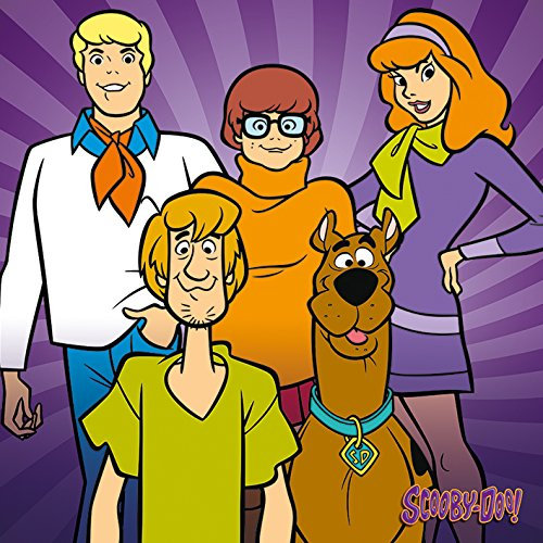 Scooby Doo Team, 40 x 40 cm, Leinwanddruck