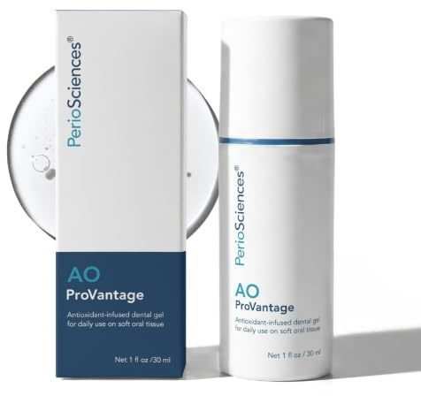 PerioSciences AO ProVantage Dentier Gel, 30 ml, Natural Mint Flavor for Healthy Oral Care while Softening Gums