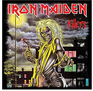 Iron Maiden Killers - Lienzo decorativo (40 x 40 cm), multicolor