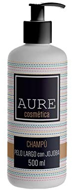 Aure Shampoo per Cani - Shampoo con Olio di Jojoba per Animali Domestici con Pelo Lungo - Districa e Fornisce Morbidezza - Rafforza e Fornisce Brillantezza - Facile e Semplice da Applicare - 500 ml