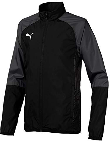 PUMA Kinder Trainingsjacke Cup Sideline WovenJKT CoreJr, Puma Black-Asphalt, 164, 656046