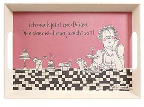 Goebel Zwei Diäten - Tablett Dr. Barbara Freundlieb Barbara Freundlieb Bunt Bambusfaser 27000481