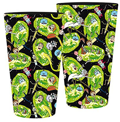 ABYSTYLE - Rick y Morty - Vaso XXL - 400 ml - Portal