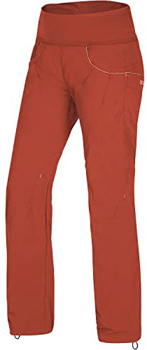 Ocun W Noya Pants Rot - Leichte atmungsaktive Damen Kletterhose, Größe L - Farbe Rooibos Tea