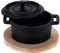 Ofentöpfchen - Gusseisen Topf für Crumble Auflauf Tapas Fajitas Auflaufförmchen mit Deckel 10x7cm