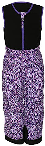 Arctix Kids Limitless Fleece Top Bib Overalls, Chainlink Purple, X-Large