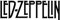 Galuisi Adesivo Sticker LED Zeppelin Rock Band Logo Scritta (Nero Lucido, Grande 5,6 * 18 cm)
