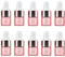 JIHUOO 30 Pcs Mini Pink Glass Dropper Bottles Essential Oil Sample Bottles DIY Perfume Cosmetic Containers Essence Vials 1 ml
