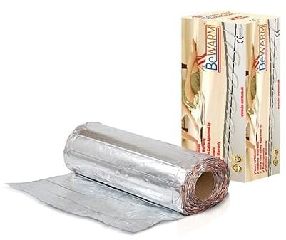 BeWarm Electric Underfloor Heating Mat Kit for Laminate or Wood Flooring, 24m2
