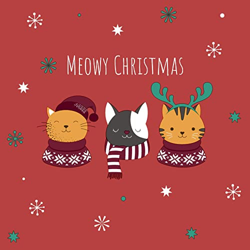 20 Servietten Weihnachtskatze Weihnachten Tiere