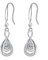 Hifeeled Unendlichkeit Ohrringe Damen 925 Sterling Silber Ohrhänger Ohrringe mit Zirkonia für Frauen Original Schmuck Geschenk