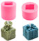 Kerzen Formen Silikon Kerzen Gießform 3D Silikonform Kerze Kerzengießform DIY Kerzen Geschenkbox Form für Handgefertigte Seife Duftkerzen Handwerk Ornamente(2 Stück)