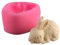 DAWRIS Moule en Silicone Lapin Moule À Bougie 3D en Forme De Lapin, Moule à bougie en silicone en forme d'lapin de lapin de Pâques Moule en Silicone pour Bougie De Pâques Moule à savon en résine