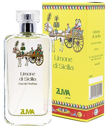 Profumi Zuma - Profumo Uomo al Limone di Sicilia - Eau de Parfum Uomo Fragranza Agrumata Spray - Made in Italy (Limone di Sicilia 100 ml)