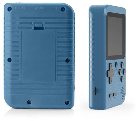 Gezimetie Handheld Spielkonsole, Retro Handheld Konsole Mit 500 Klassischen Fc Spielen, 3 LCD-Bildschirm, Retro Game Console für Zwei Spieler Spiele Und TV-Ausgang, Kinder Und Erwachsene