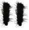 1 Paar Feder Armband Damen Feather Slap Bracelet, Schnapparmband Feder Slap Armbänder Feder Haarschmuck Feder Manschetten Dekorative Federärmel Party zubehör für Frauen Kinder Handgelenk Dekoration