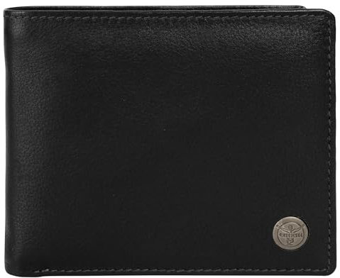 Chiemsee kleine Geldbörse im Querformat Echt Leder Herren | RFID-Schutz, 8 Kartenfächer, praktische Fächeraufteilung, Sichtfach für Ausweis, stilvolles Portemonnaie | 021769