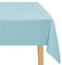 JIUZHEN Blau Tischdecke Abwaschbar Tischdecken Leinenoptik für Esszimmer, Garten, Outdoor,Hochzeiten Wasserabweisend Tischtuch Eckig 135X240 cm