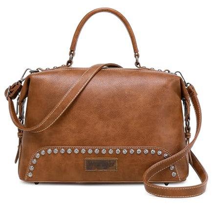 Wrangler Doctor Bag for Women Satchel Handtaschen, Rohes Hellbraun, Einheitsgröße
