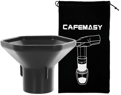 CAFEMASY Coffee Funnel and Travel Bag Kit Compatible with Aeropress Go XL Portable Espresso Coffee Maker Replacement Parts Coffee Accessories Tool