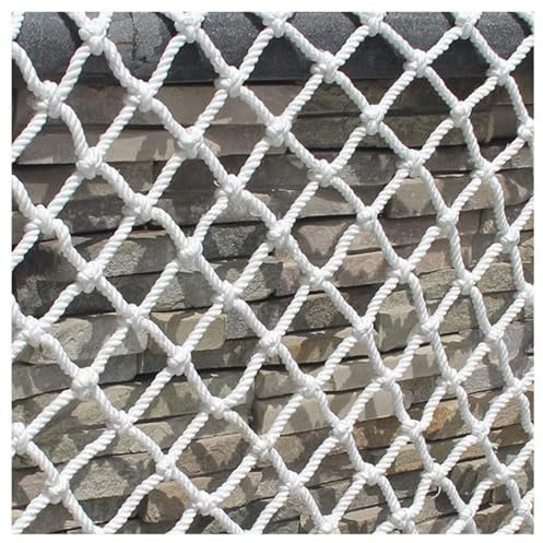 Schutznetz Sicherheitsnetz Nylon Ladungs Seilnetz Kindersicherheitsnetz Abnehmbar, Balkon Dekoration Netz Schutznetz Kindergartentreppe Anti-Fall Hanfseil Zaun Katze Netz(Size:1.5 * 5m)