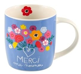 DLP Mug LEMAN modèle Merci ma nounou - Derrière la porte, P058-C154990