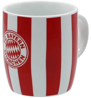 FC Bayern München I Tasse Stripes | Rot I 0,3l