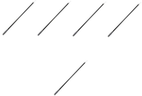 5 Pièces Tringle Pour Store Inclinable Tringle De Rideau Longue Extracteur Stores Tirant La Tringle à Rideau Longue Baguettes Tringle à Rideaux Black Alliage D'aluminium Alipis