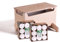 COZY - Die sichere Teelichtheizung, Sparset: Teelichtofen inklusive 36 Premium Teelichter aus Rapswachs, 2 Fuß Version