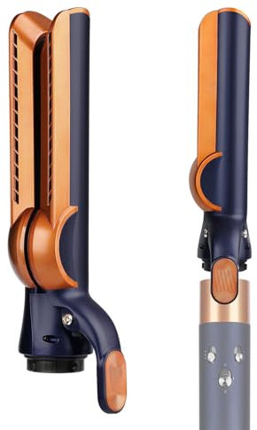 Haarglätter-Aufsatz für Dyson Airwrap, Airflow Technologie ohne Heizplatten, Gleichzeitiges Trocknen und Glätten mit Luftstrom, Reduziert Hitzeschäden, Kompatibel mit HS01/HS05/HS08, Blau