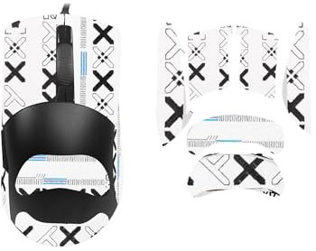 Bande antidérapante pour Asus ROG Keris - Couverture complète - Style imprimé - Blanc