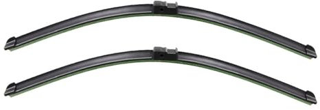 KUNIO Scheibenwischerblätter Scheibenwischer Passt für BMW NEW X3 2010 Gummi Wischblätter Wischerblätter 24+20 Multi - Clip Adapter 600MM+500MM Autoscheibenwischer