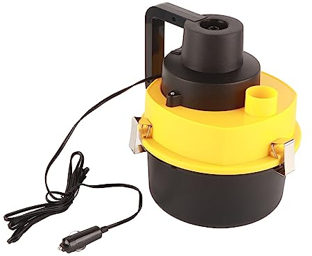 Thonlai Auto-Staubsauger, 12 V, 60 W, Tragbare Staubsaugermaschine mit Waschbarem Filter und Mehreren Zubehörteilen, für die Innenreinigung von Zuhause und Fahrzeugen