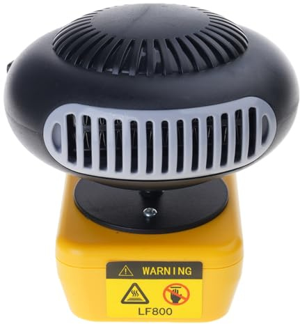 Arecobticy Ventilateur de chauffage portable léger pour air chaud et froid, chargement USB, chauffage sûr contre la surchauffe