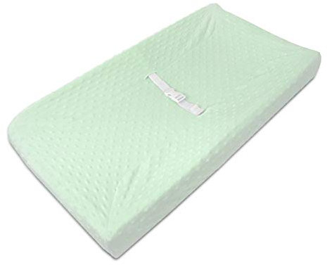 American Baby Company Wickelauflagenbezug, himmlisch, weich, gepunktet, Blau