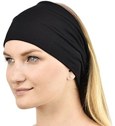 Jasmine Silk Bambus-Stirnband, unisex Gr. One size, Schwarz