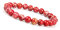 GD GOOD.designs Chakra Perlenarmband aus 8 mm Meeressediment Jaspis Natursteinen (rot) rotfarben Chakraarmband Frauenarmand Herrenarmband rotesarmband armbandrot Yogaarmband