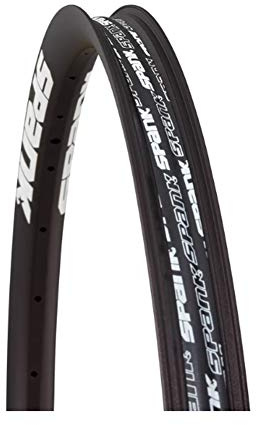Spank sp-rim-0165-black Felge Fahrrad-Unisex Erwachsene, schwarz