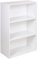 URBNLIVING Wide 3 Tier Wooden White Shelf Bookcase