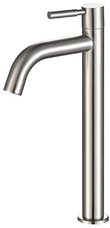 Levier unique en acier inoxydable Eau froide robinet de salle de bain Lavabo Robinet de lavabo