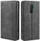 HualuBro Funda OPPO Reno Ace/Realme X2 Pro, Carcasa de Protectora Cuero PU Billetera Cartera Plegable Funda [Ranuras de Tarjeta] Flip Cover para OPPO Reno Ace/Realme X2 Pro Case (Negro)