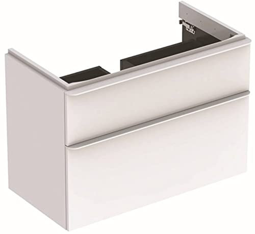 Geberit Smyle Waschbeckenunterschrank 88 4x47x61 7 cm Weiß Glänzend