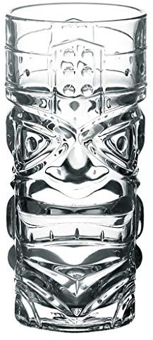 HSF Vetro di personalità Cocktail Glass Tiki Tazza del Vino di Vetro Faccia strana Tazza Tazza di Birra Calici da Acqua (Color : B)