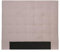 LOUNGITUDE - MEGAN - Tête de lit - Capitonné - En tissu - Vieux rose - 140cm