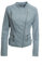 JOPHY & CO. Giacca Corta Biker Donna Ecopelle con Tasche Anteriori e Laterali (cod. 33108) (Cielo, s)