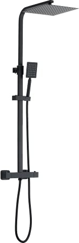 DP Obsidian Duscharmatur, Schwarz