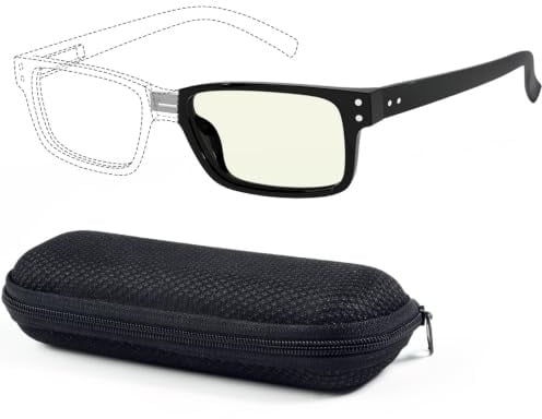 Eyekepper (Muss beide Augen kaufen Schwarz-Linkes Auge +1,50 Computer-Blaulichtfilter-Lesebrille mit unterschiedlicher Stärke für jedes Auge