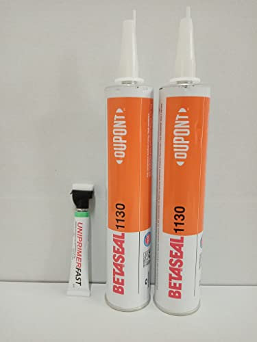 AUTOFORNITURE ITALIA 2 BETASEAL 1407 + 1 Primer per INCOLLAGGIO Parabrezza E LUNOTTO